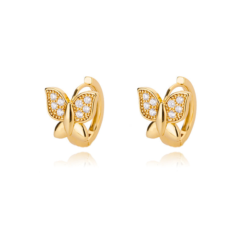 elegante diamant oorringetjes