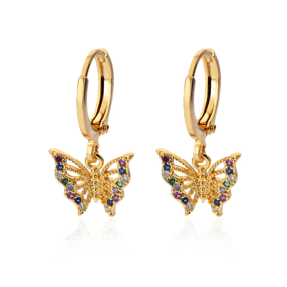 elegante diamant oorringetjes
