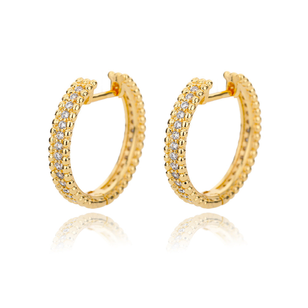 elegante diamant oorringetjes