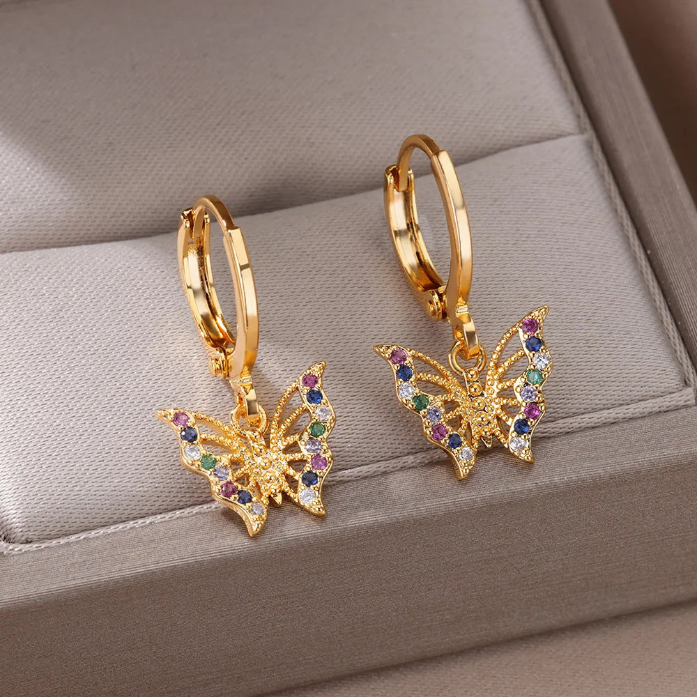 elegante diamant oorringetjes