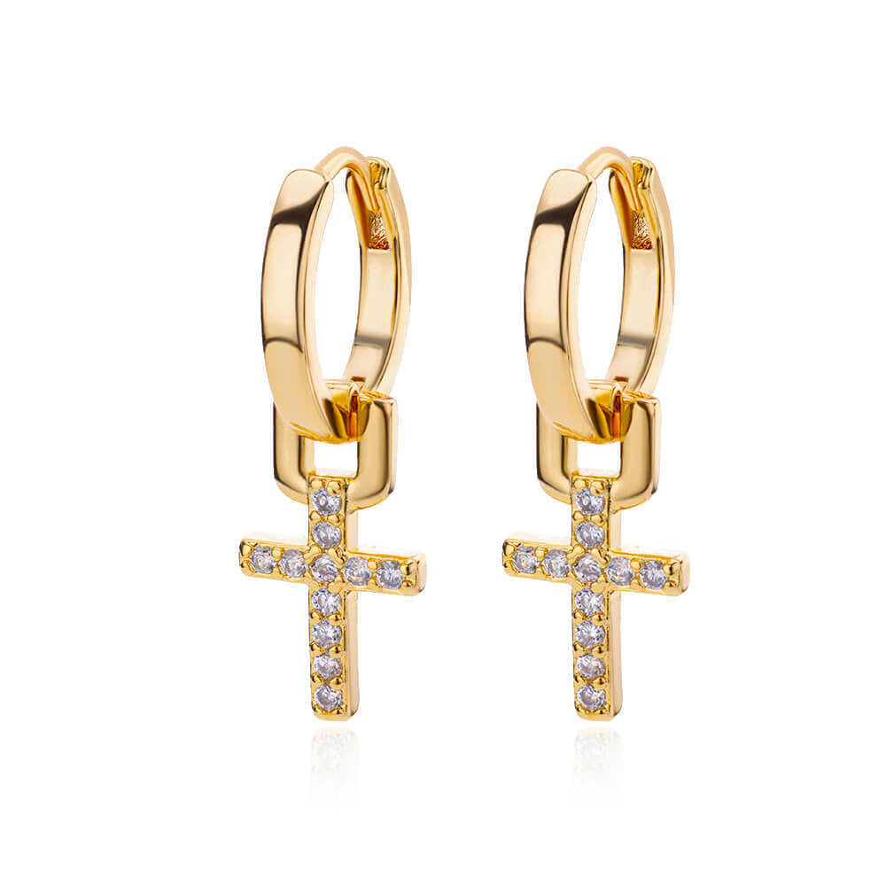 elegante diamant oorringetjes