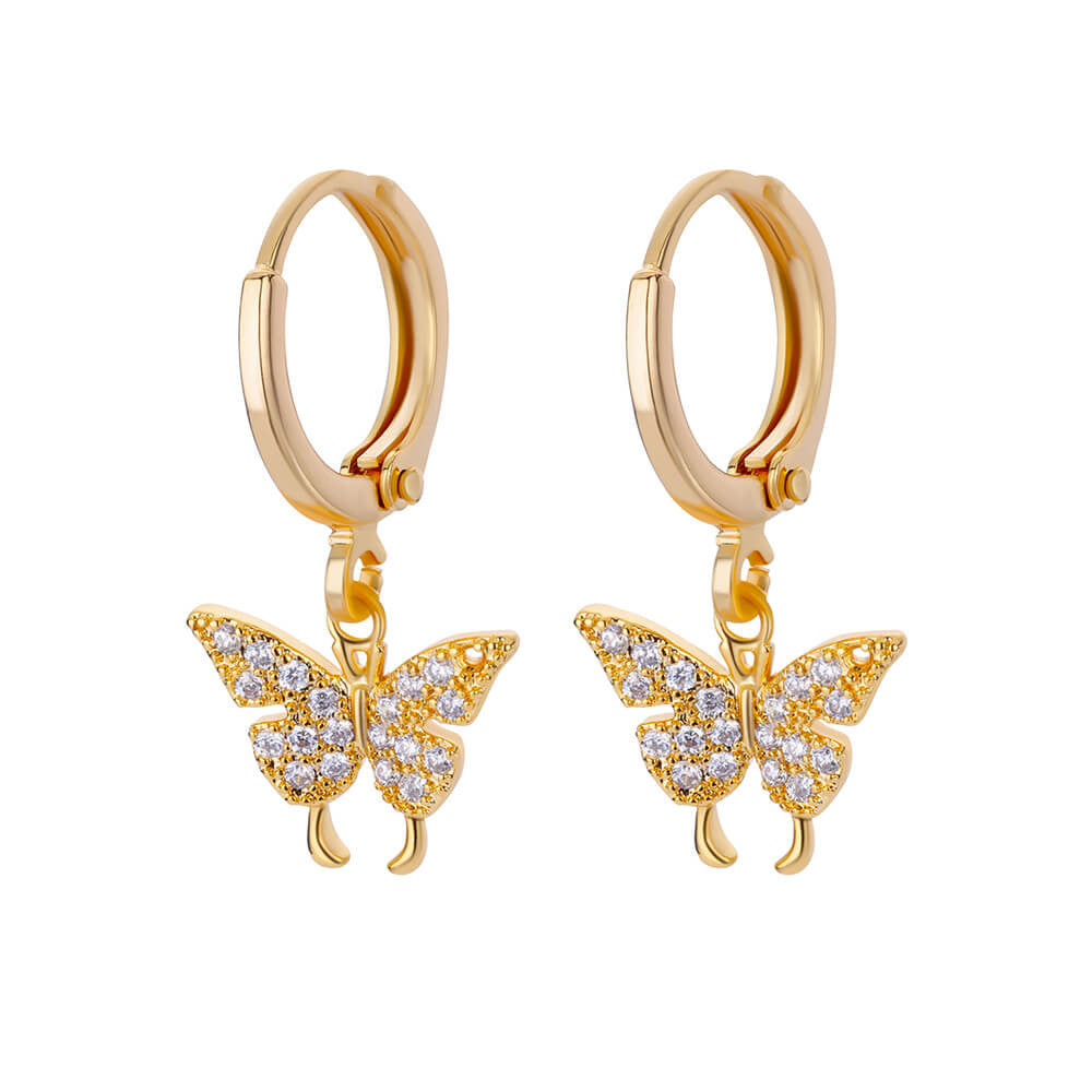 elegante diamant oorringetjes