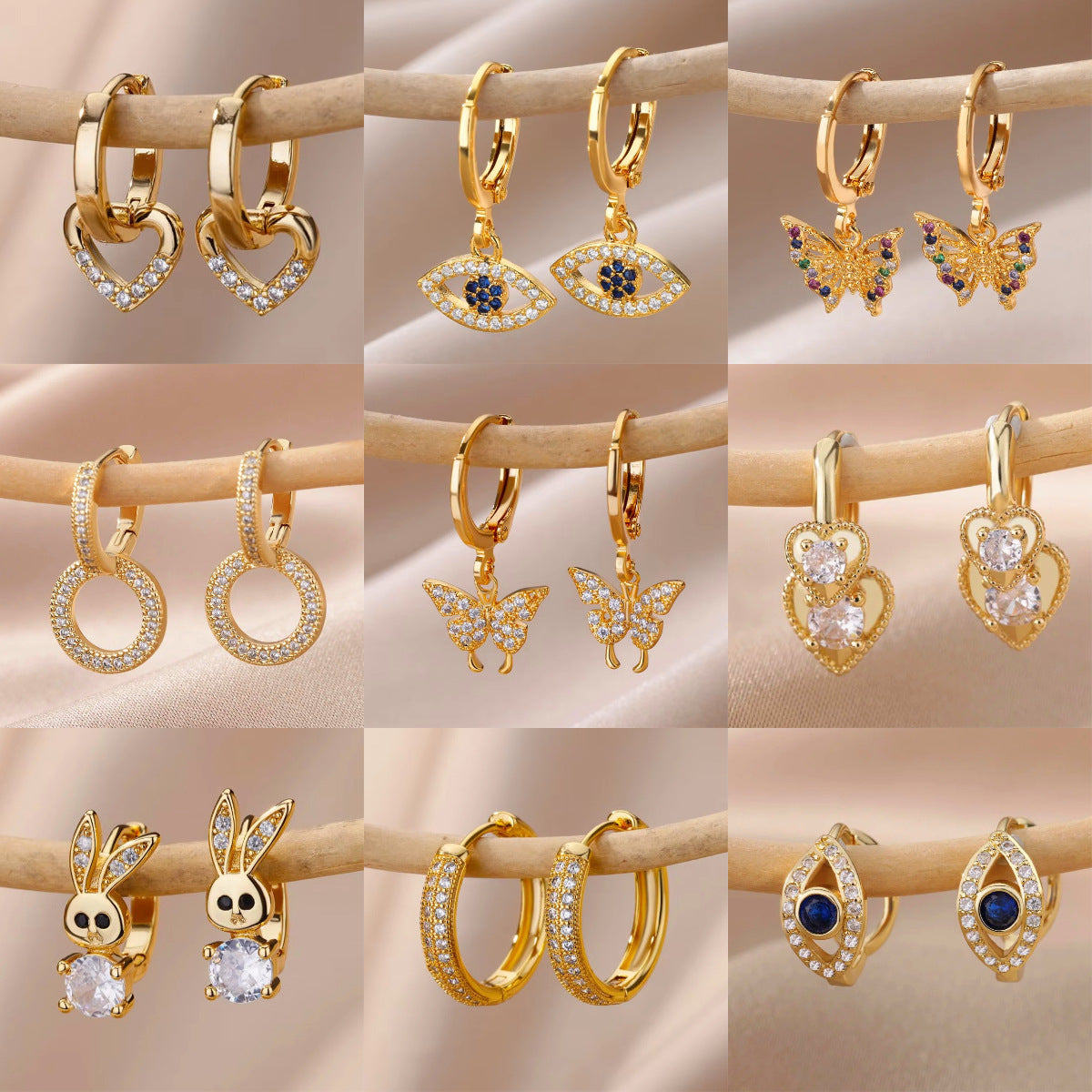 elegante diamant oorringetjes