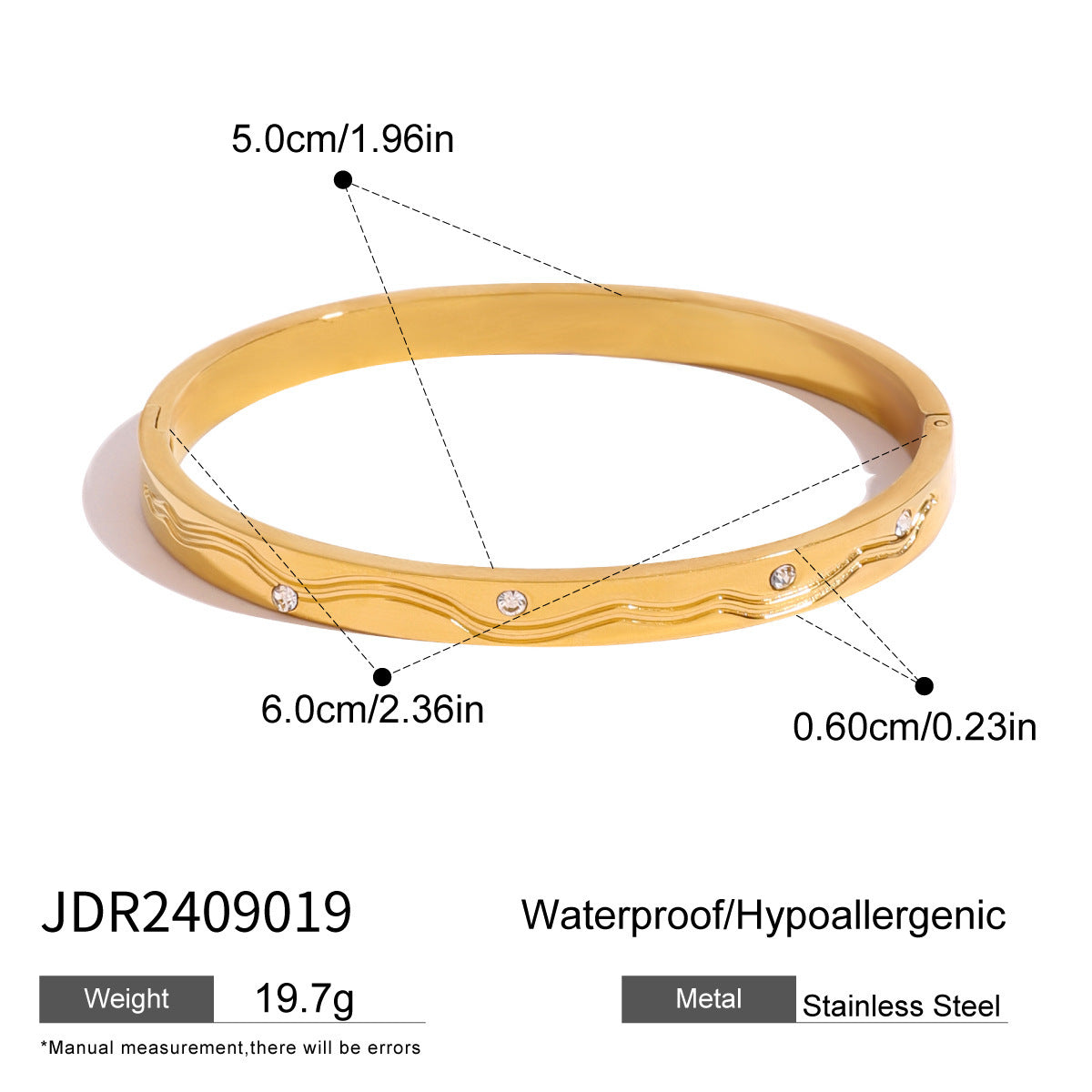 meer delige gouden armband