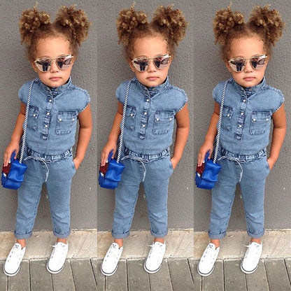 denim jumpsuite kids