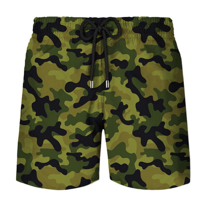 camouflage zwembroek
