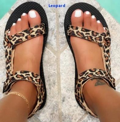 sandalen luipaardprint