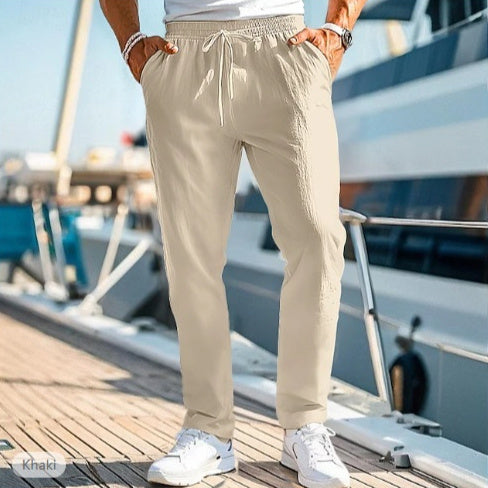 elastische heren broek