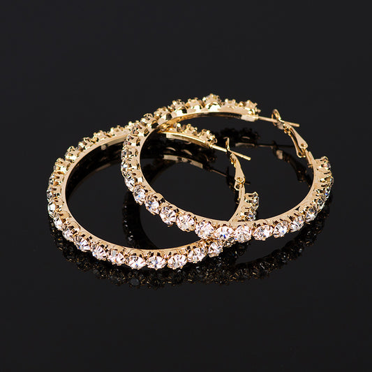 diamanten oorbellen goud/zilver