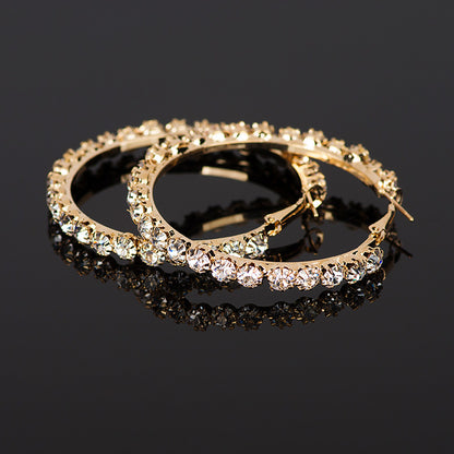 diamanten oorbellen goud/zilver