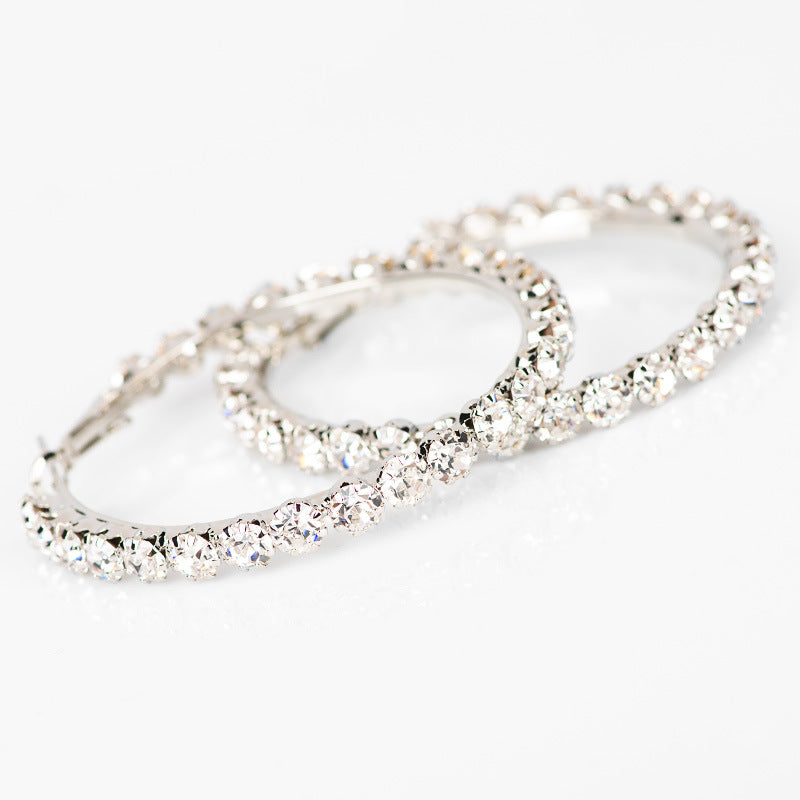 diamanten oorbellen goud/zilver
