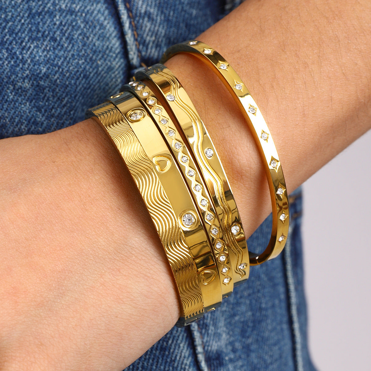 meer delige gouden armband