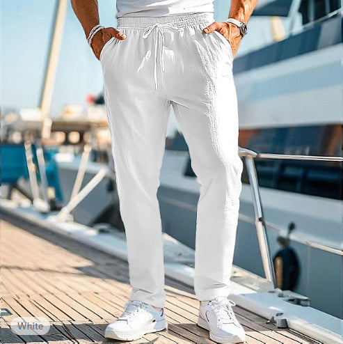 elastische heren broek