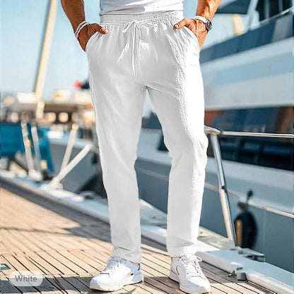 elastische heren broek