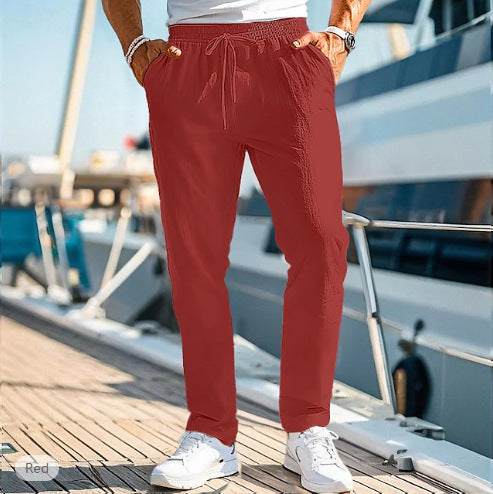 elastische heren broek