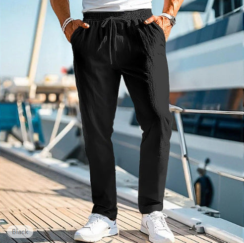 elastische heren broek