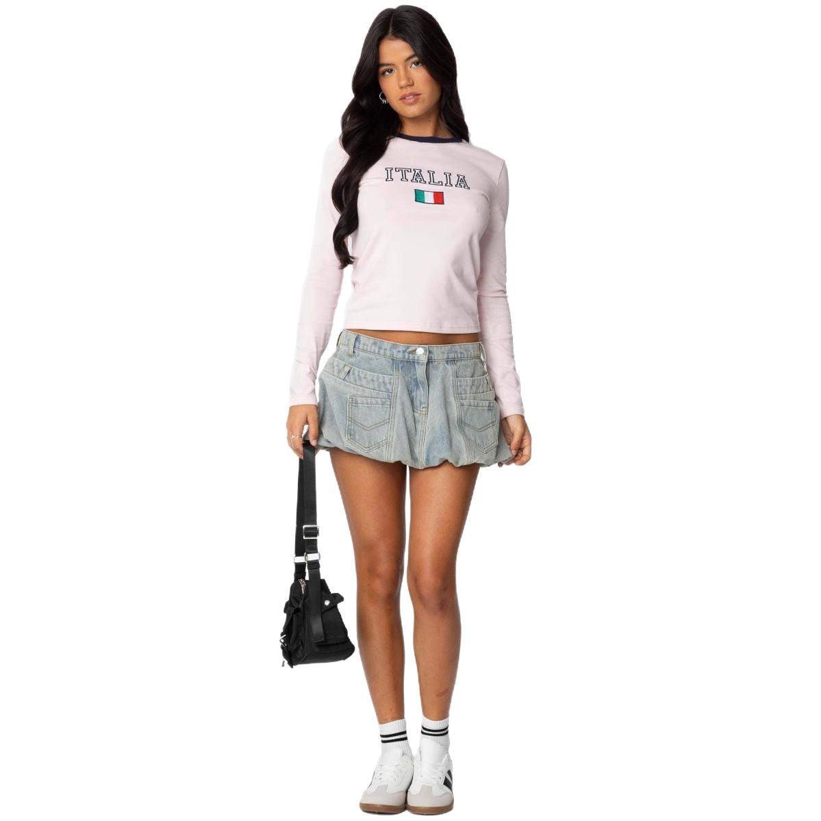 denim rok