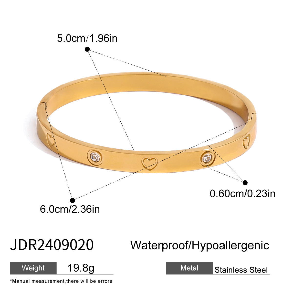 meer delige gouden armband