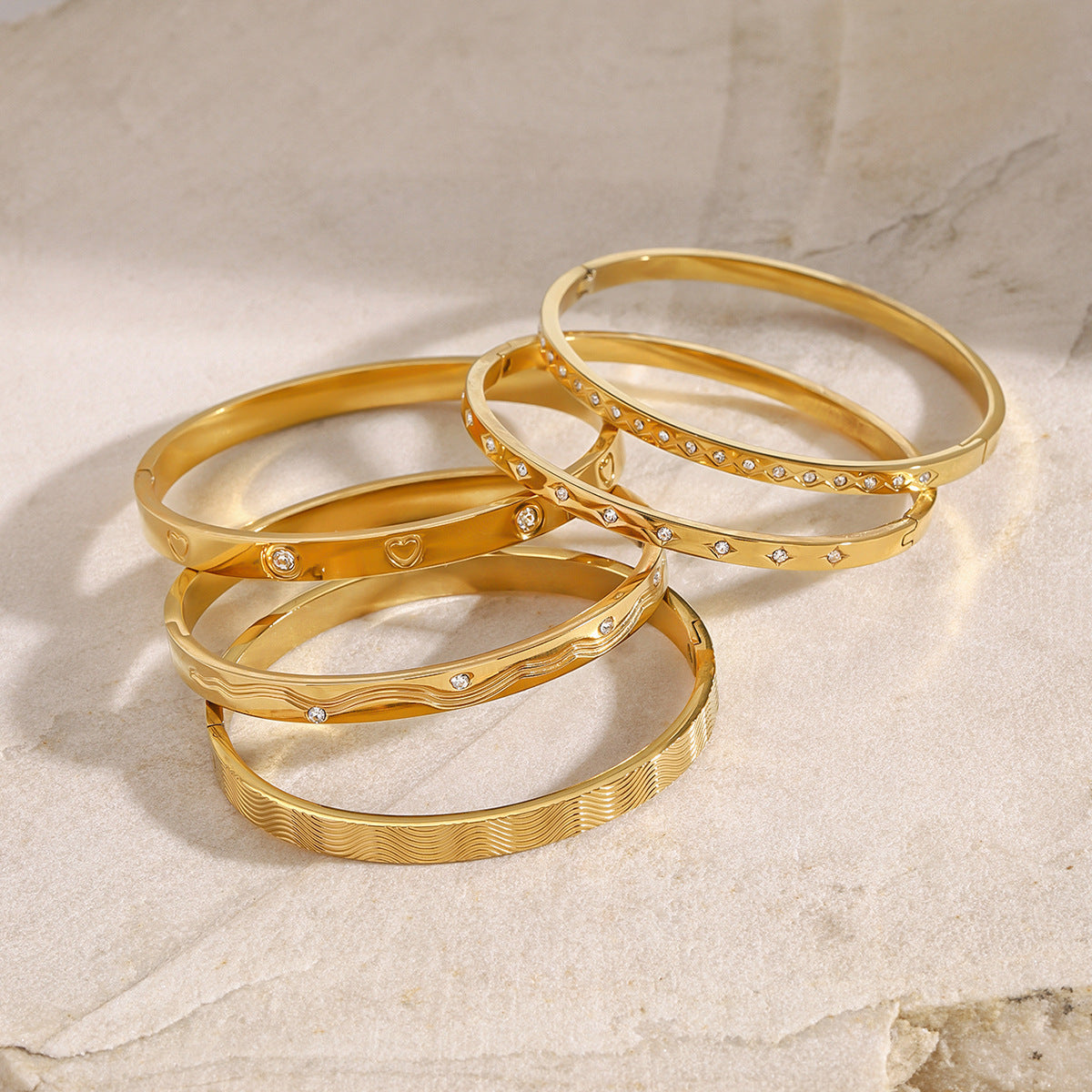 meer delige gouden armband