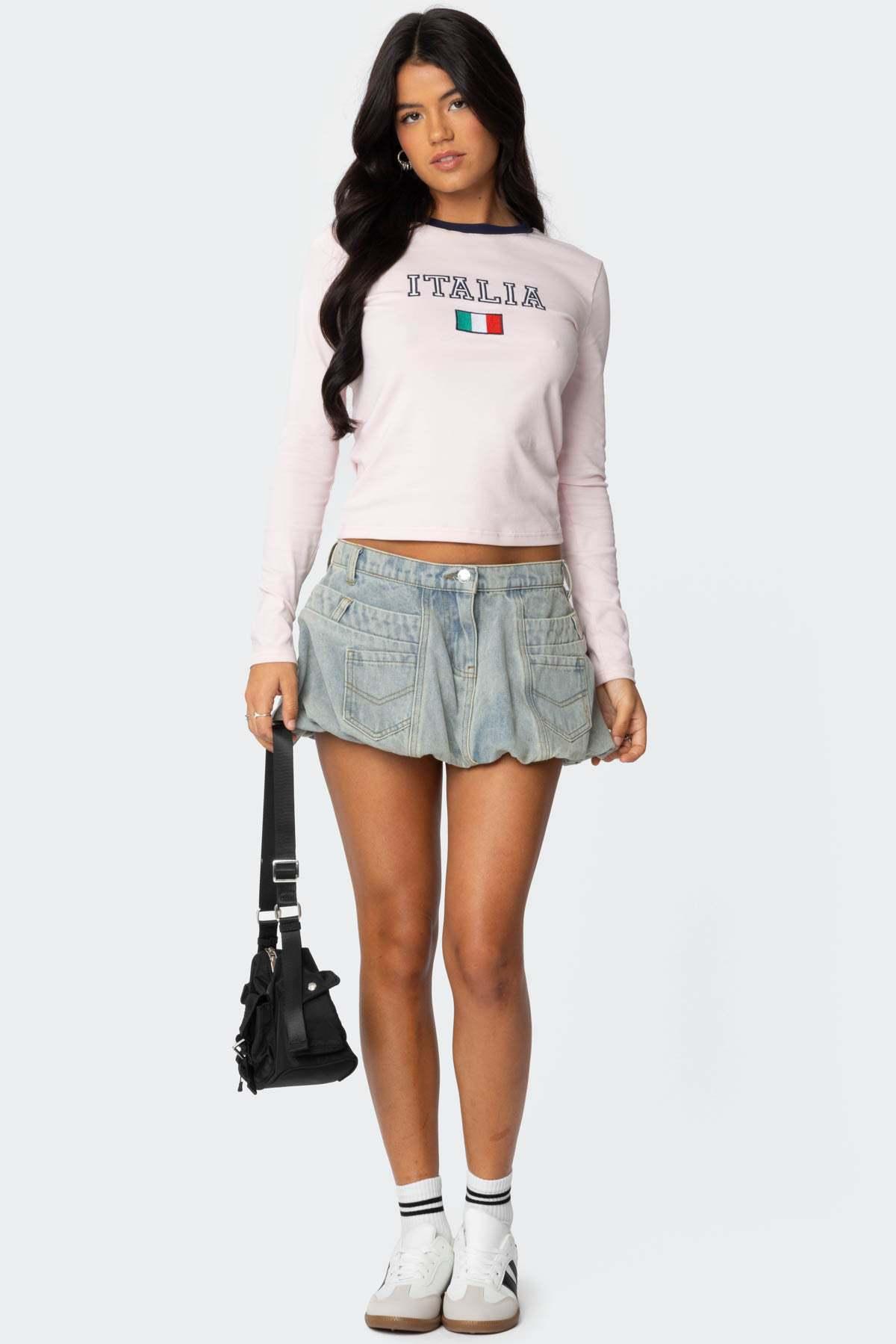 denim rok