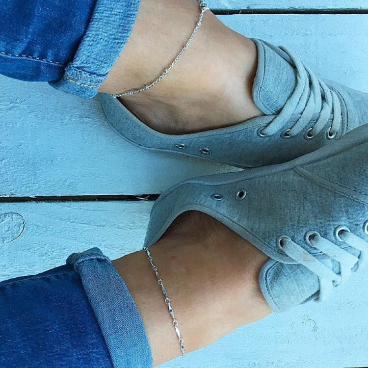 5 delige style enkelbandje