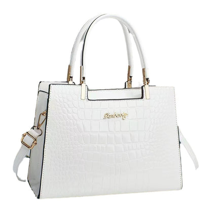 krokodil patroon elegante dames tas