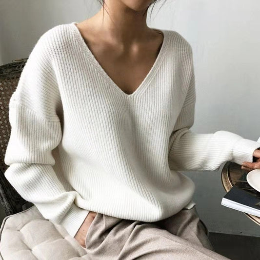 comfy v hals trui