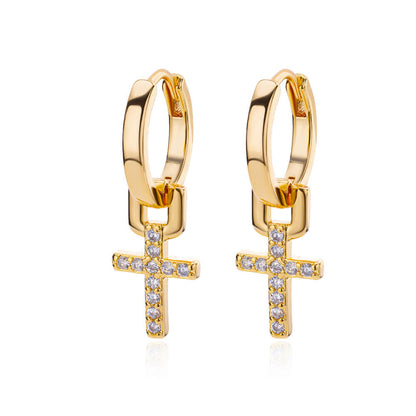 elegante diamant oorringetjes