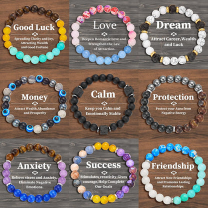 persoonlijke geluks kralen armband