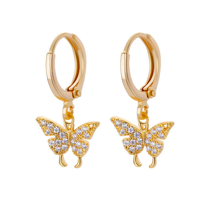 elegante diamant oorringetjes