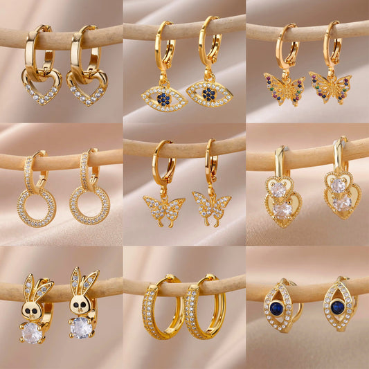 elegante diamant oorringetjes