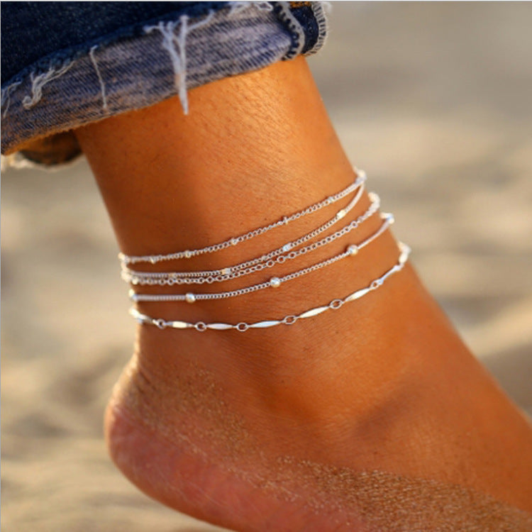 5 delige style enkelbandje