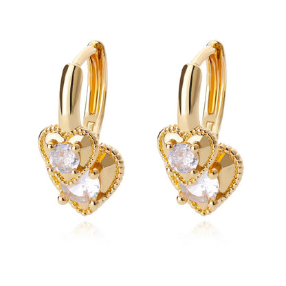 elegante diamant oorringetjes