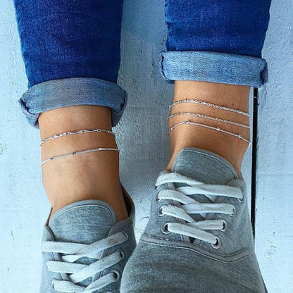 5 delige style enkelbandje