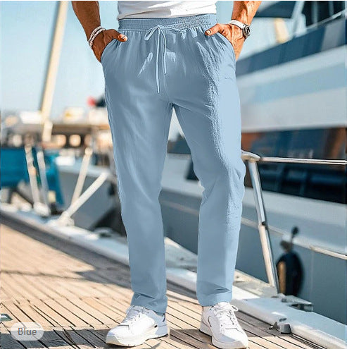 elastische heren broek