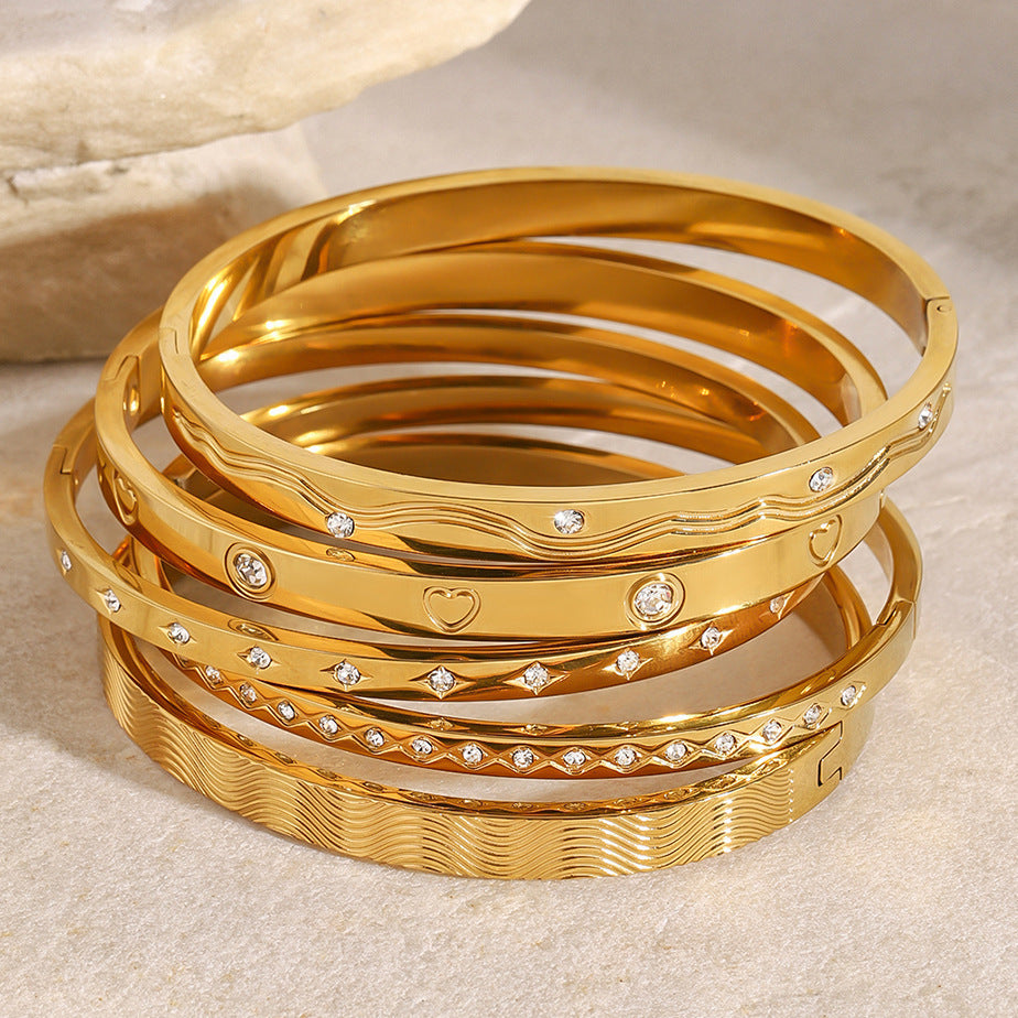 meer delige gouden armband