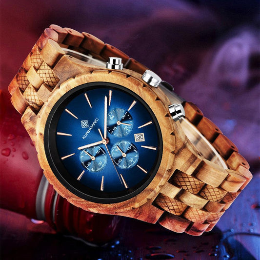 houten horloge