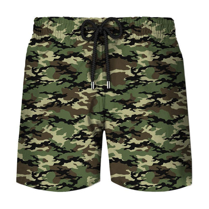 camouflage zwembroek