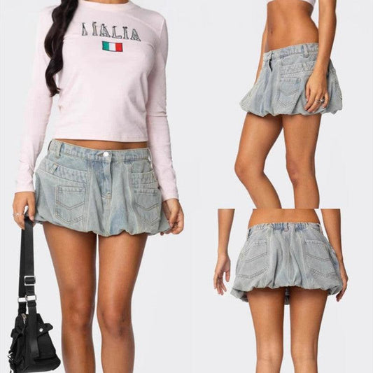 denim rok