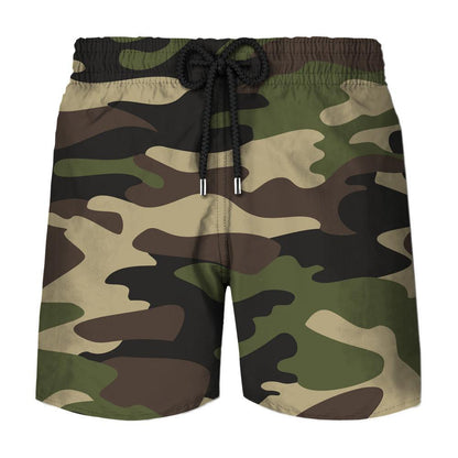 camouflage zwembroek